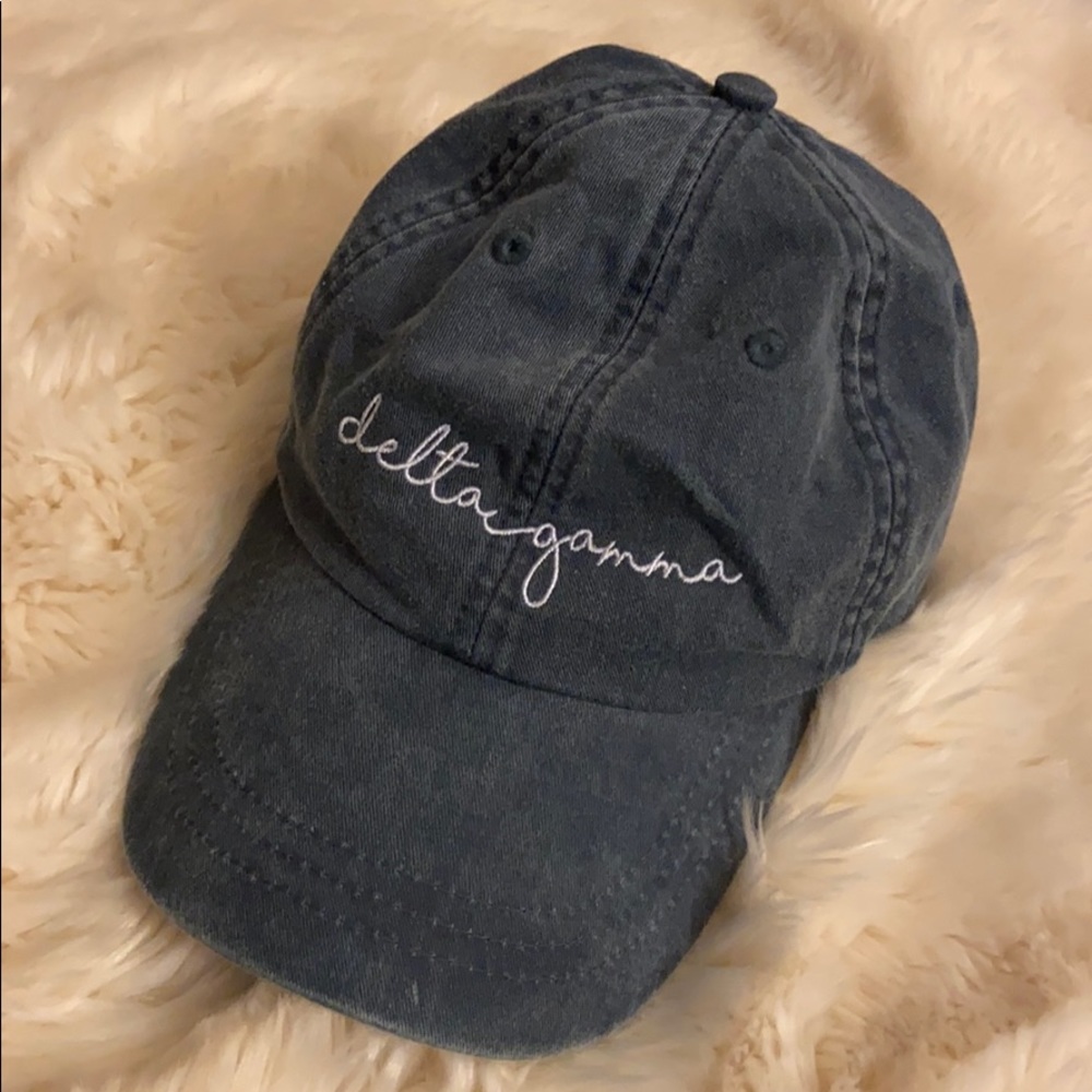 Delta Gamma💙Denim Baseball Cap